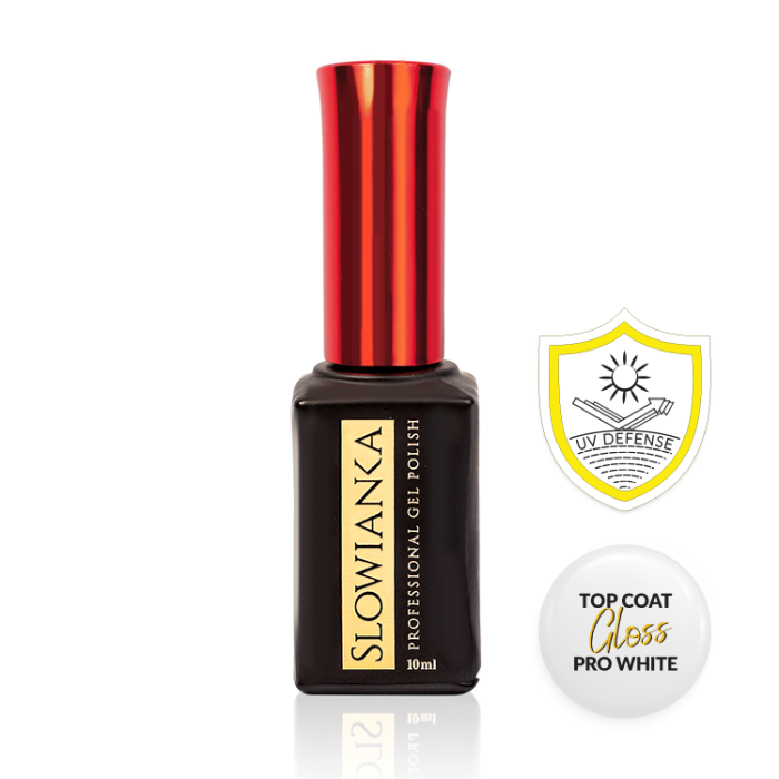 Gloss Pro White Top Coat 10g - NEW